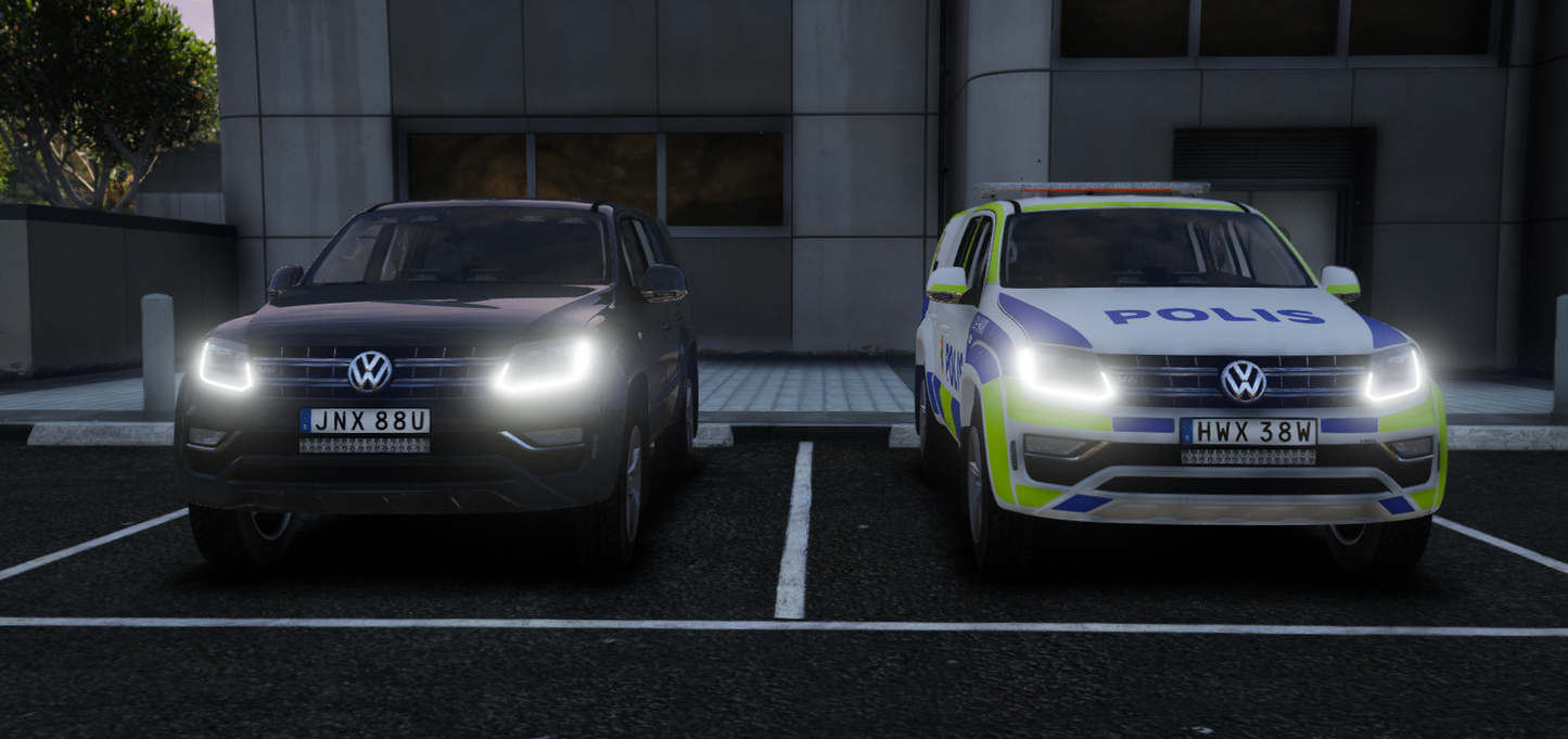 -20 VW Amarok Hundpolisbil