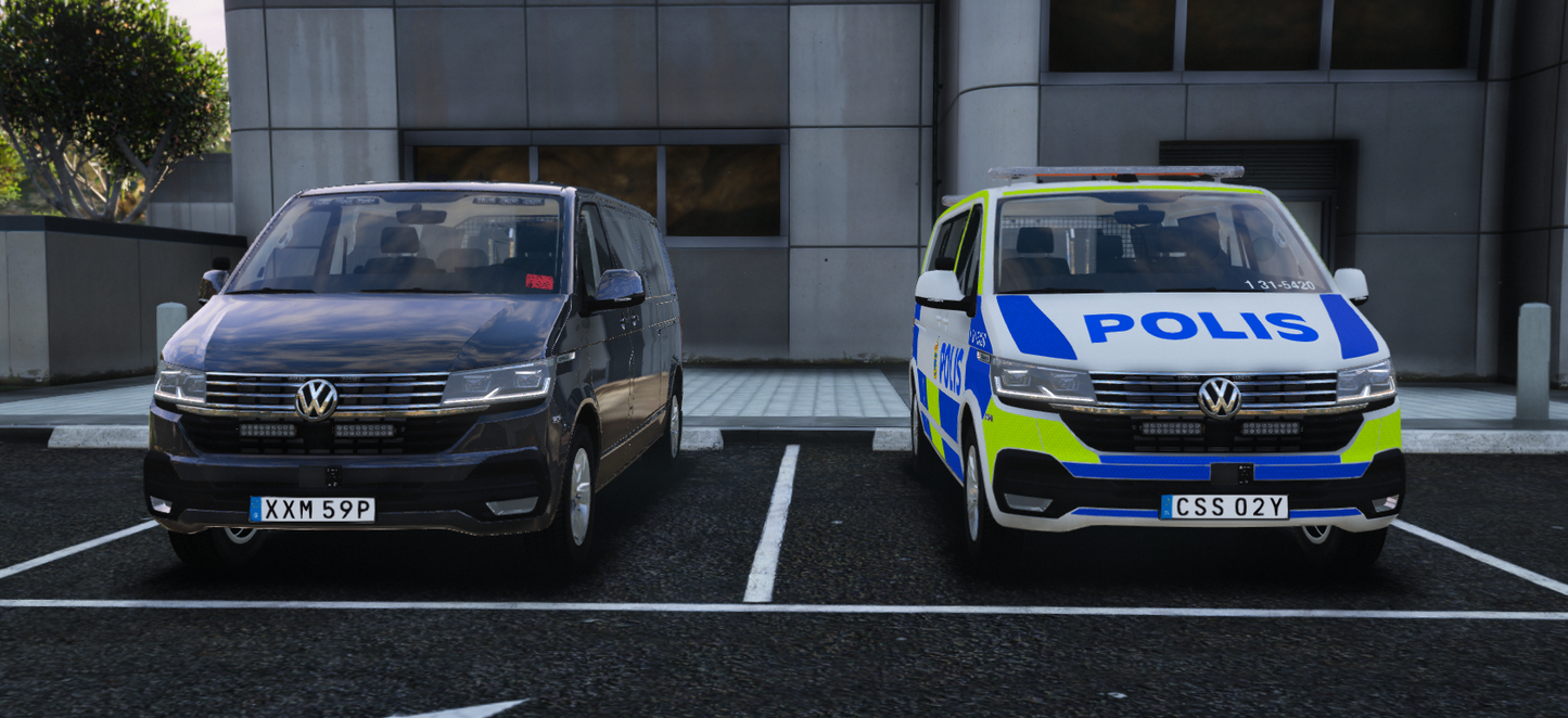 -25 VW Caravelle Polisbuss
