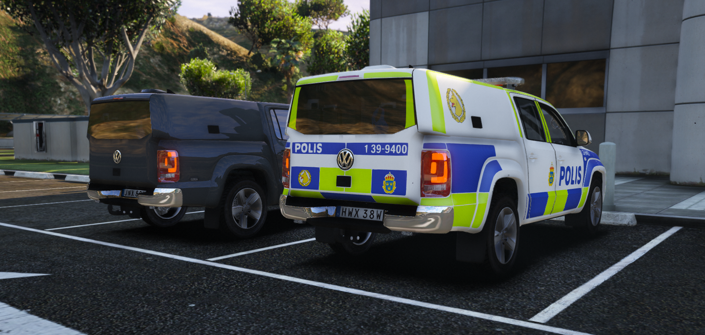 -20 VW Amarok Hundpolisbil