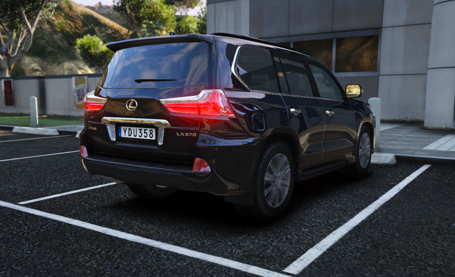 -17 Lexus LX570 Insatsfordon