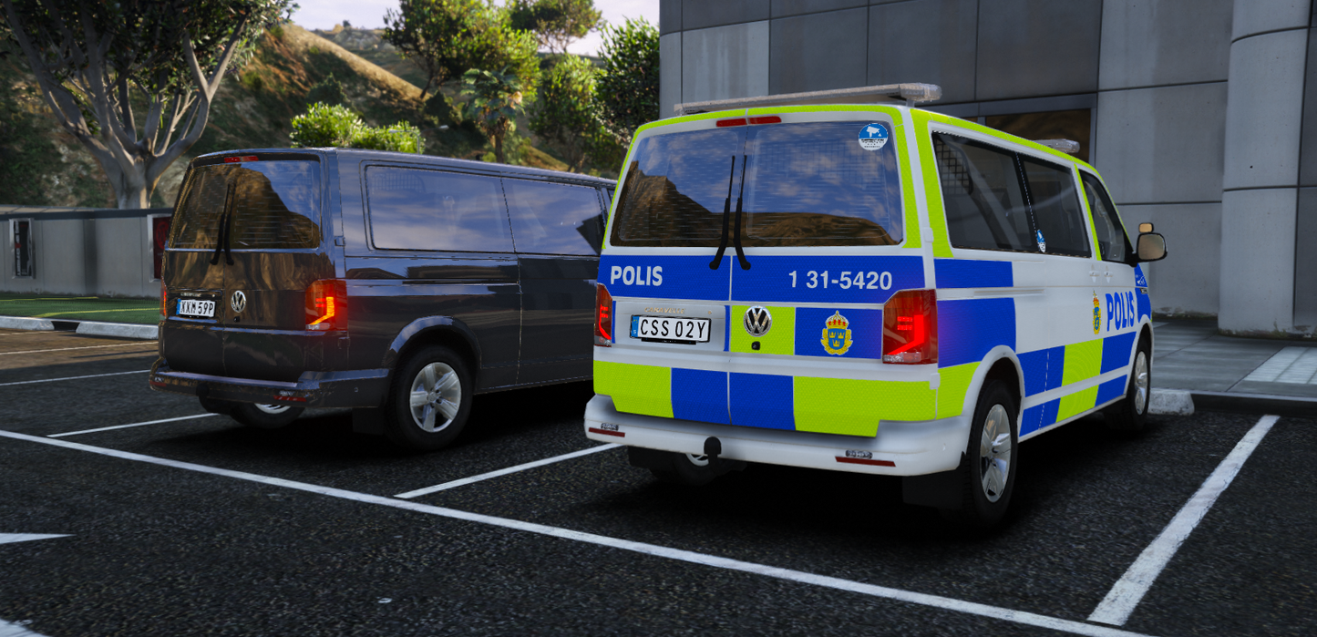 -25 VW Caravelle Polisbuss
