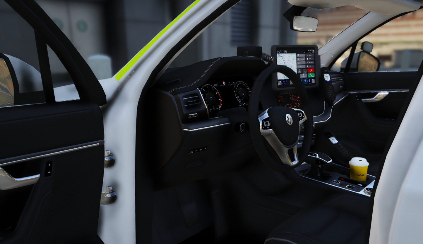-19 VW Touareg Polisbil