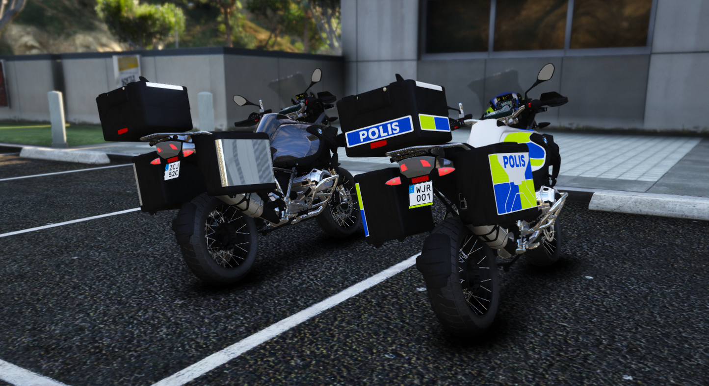 -17 BMW R1250GS Polismotorcykel