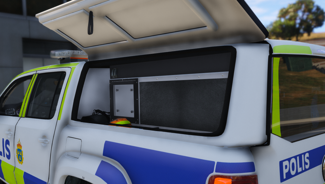 -20 VW Amarok Hundpolisbil