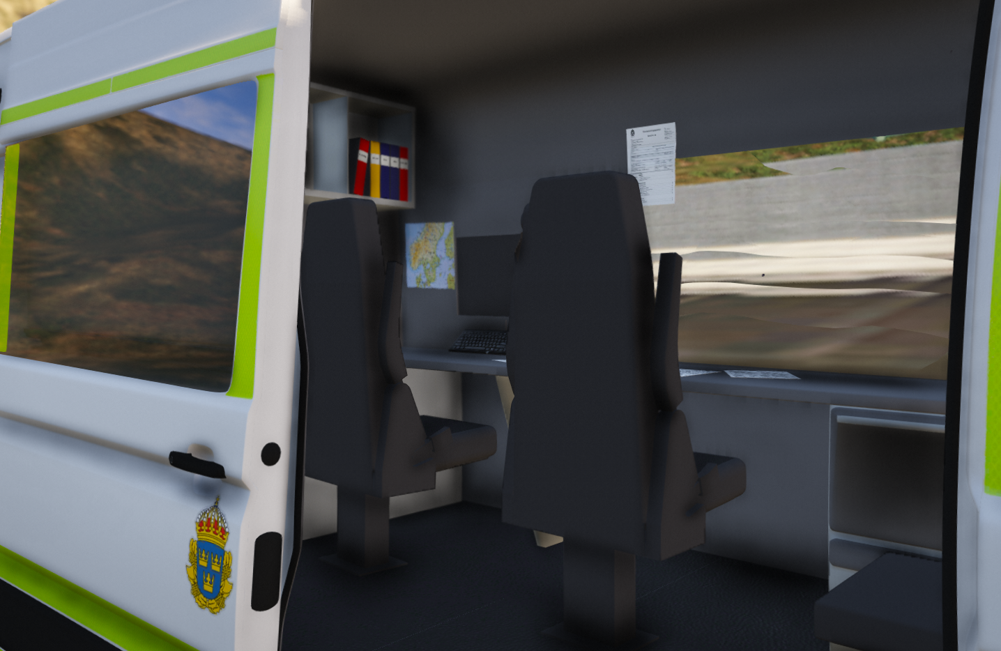 -21 VW Crafter Trafikpolisbuss
