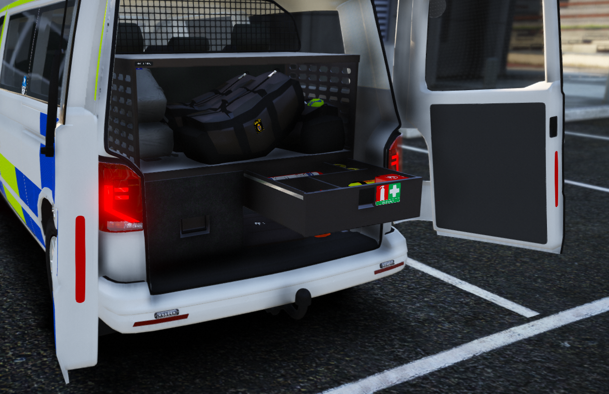 -25 VW Caravelle Polisbuss