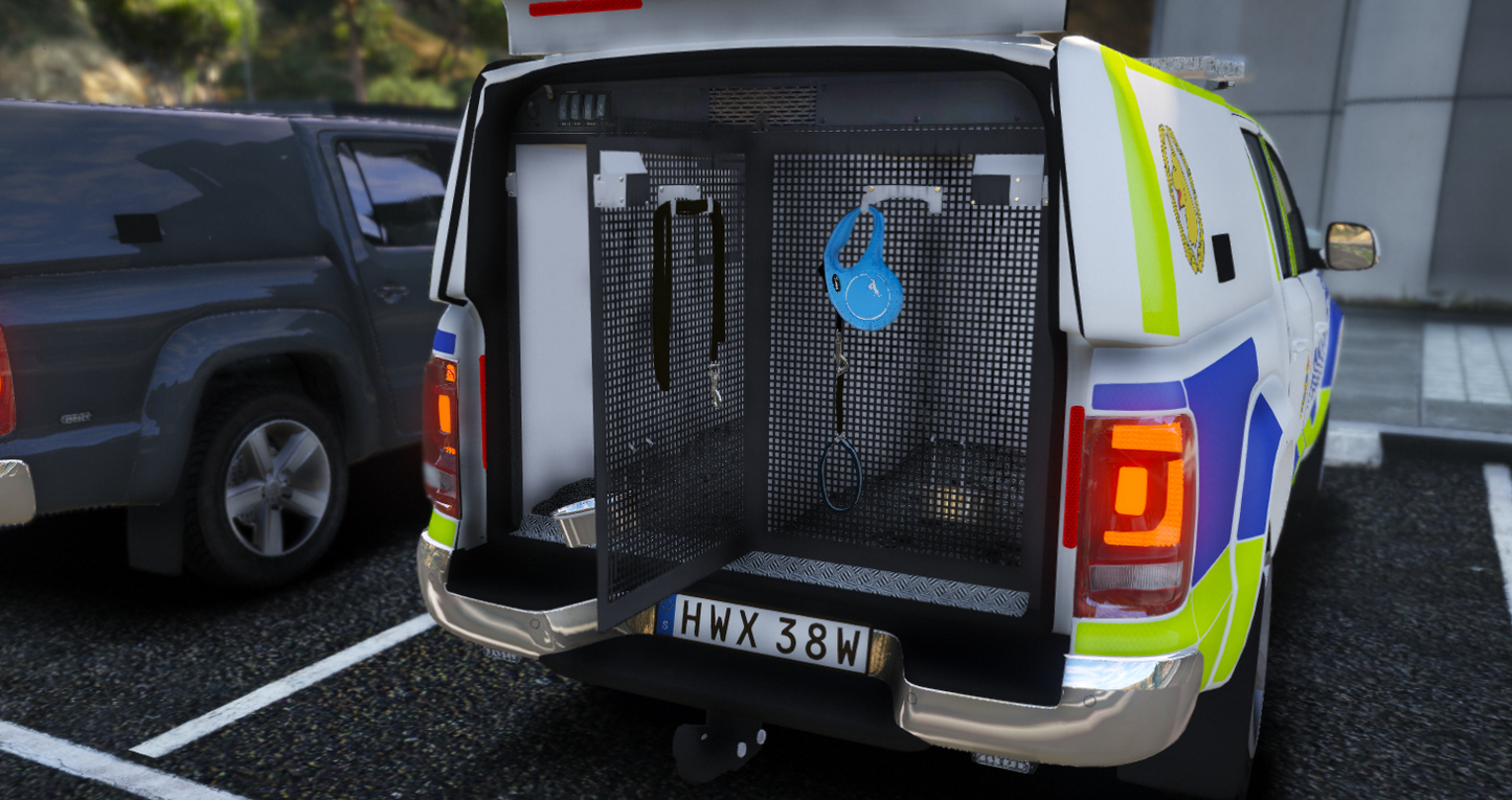 -20 VW Amarok Hundpolisbil