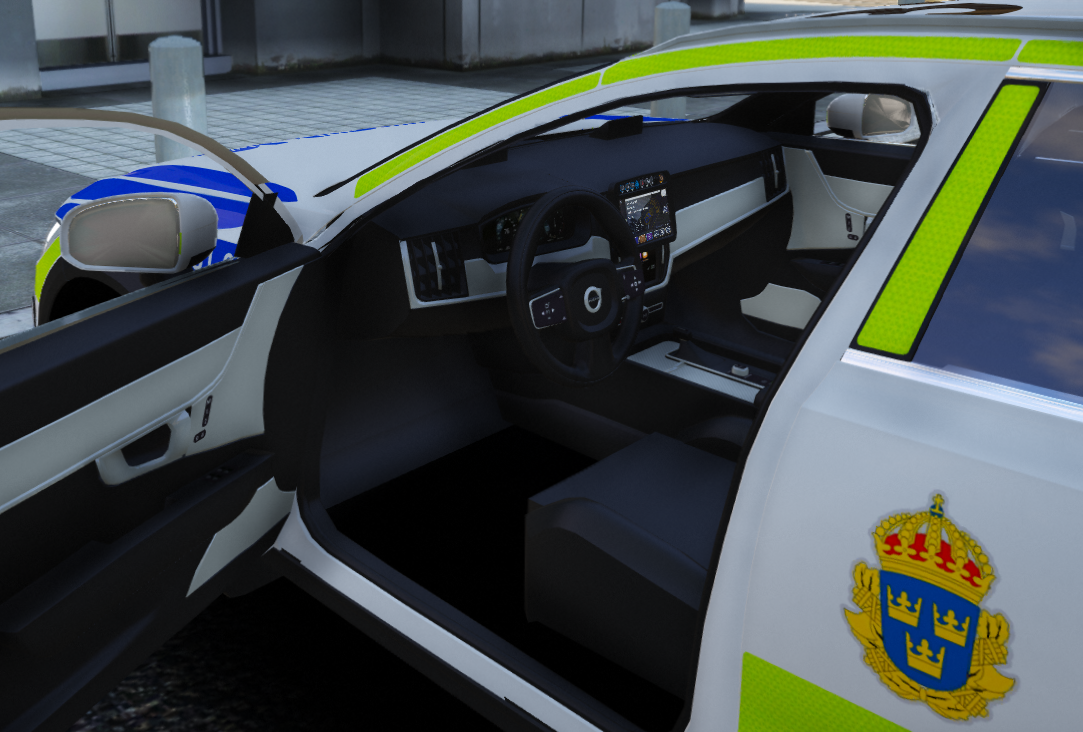 -18 Volvo V90 CC Polisbil