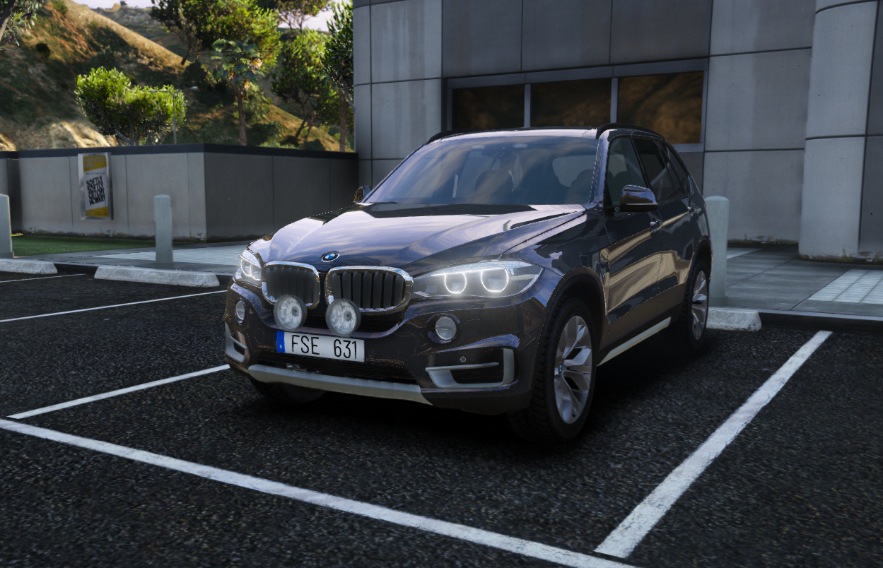 -16 BMW X5 Säkerhetspolisbil