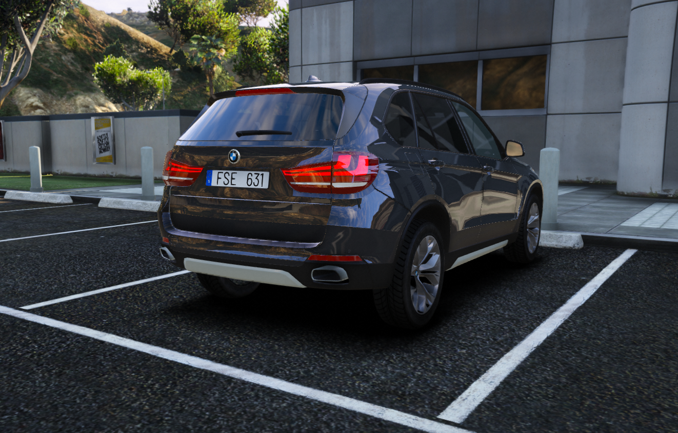 -16 BMW X5 Säkerhetspolisbil