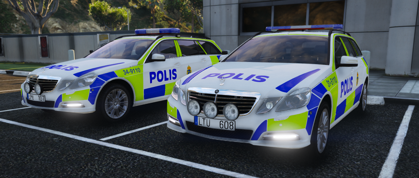 -11 Mercedes E 350 Polisbil