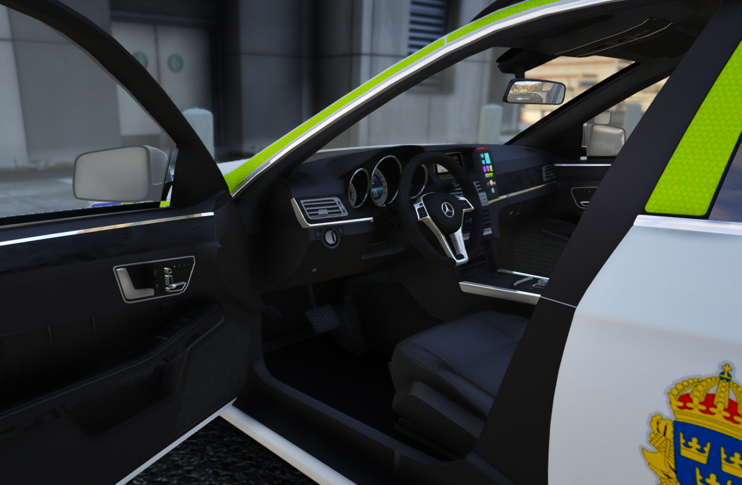 -11 Mercedes E 350 Polisbil