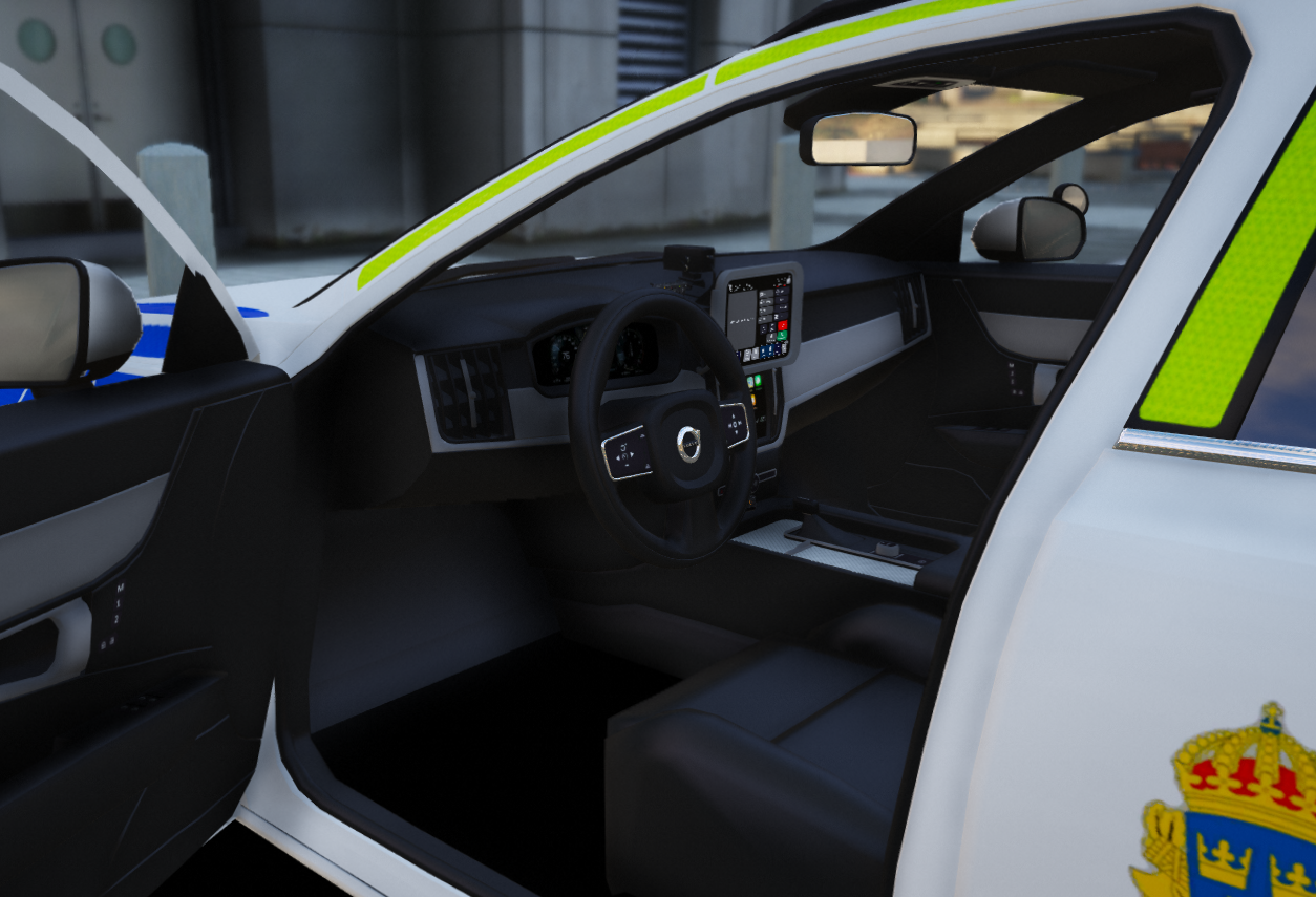 -22 Volvo V90 Polisbil