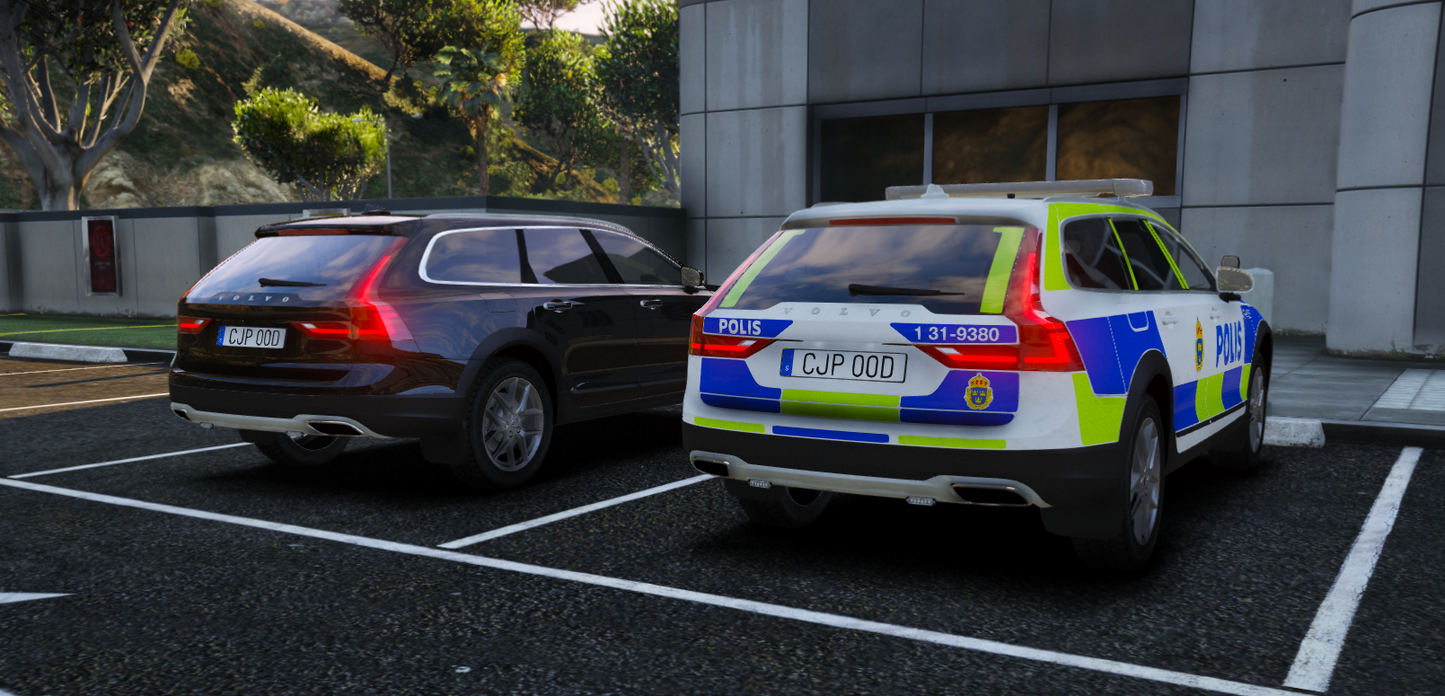 -19 Volvo V90 CC Polisbil