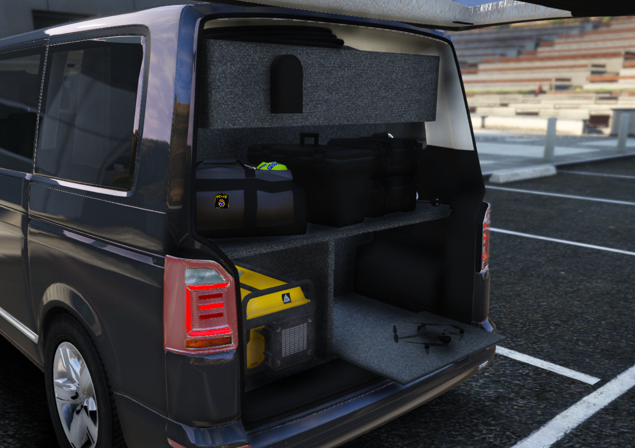 -18 VW Transporter UAS-fordon