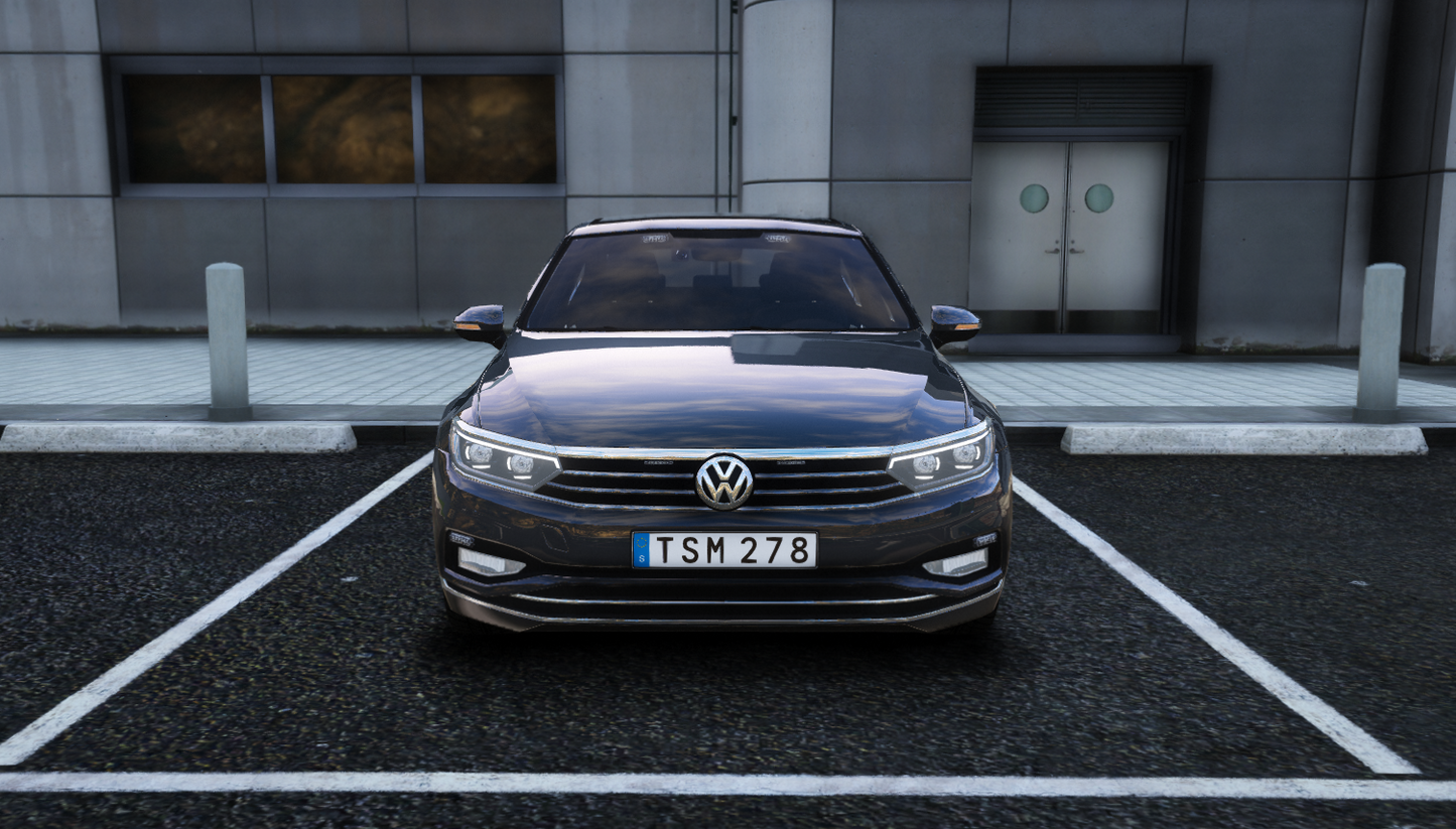 -20 VW Passat Polisbil