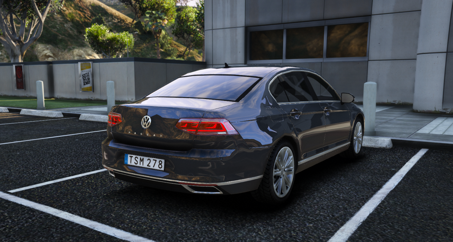 -20 VW Passat Polisbil