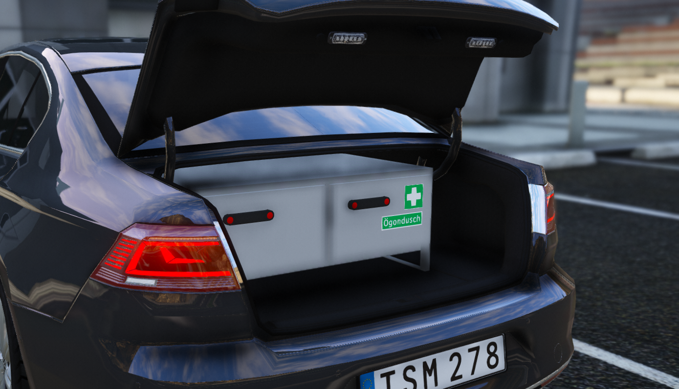 -20 VW Passat Polisbil