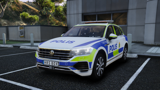 -22 VW Touareg Polisbil