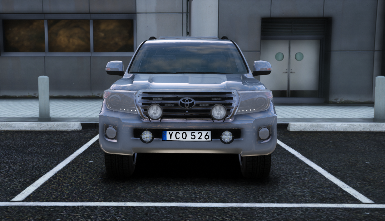 -16 Toyota Land Cruiser Insatsfordon