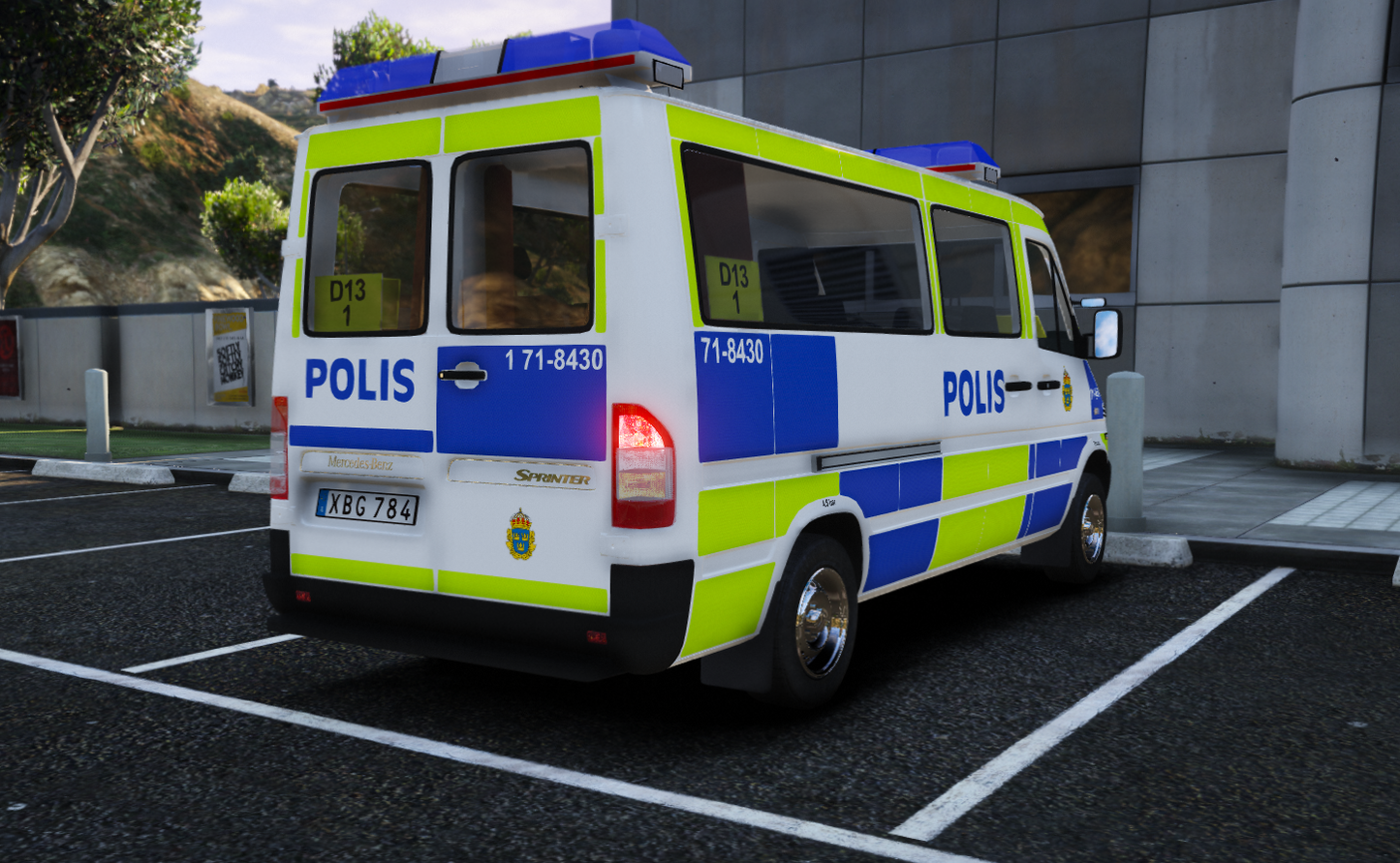 -06 Mercedes Sprinter Kravallbuss