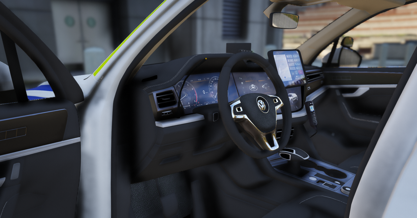 -22 VW Touareg Polisbil