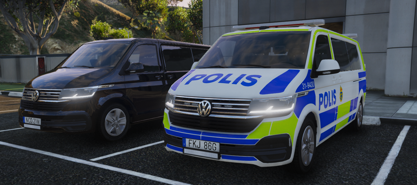 -21 VW Caravelle Polisbuss