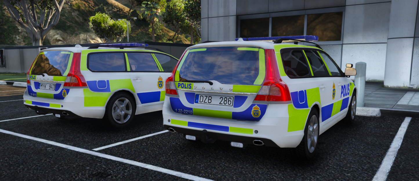 -14 Volvo V70 Polisbil