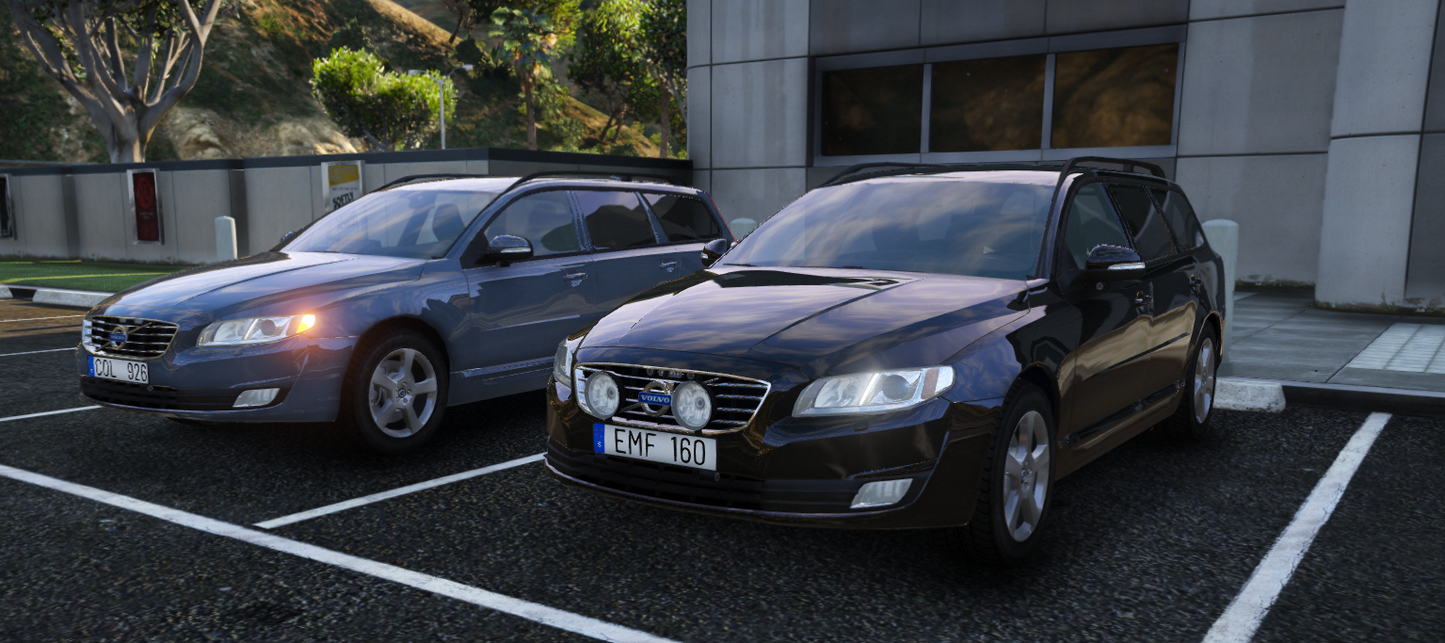 -14 Volvo V70 Polisbil