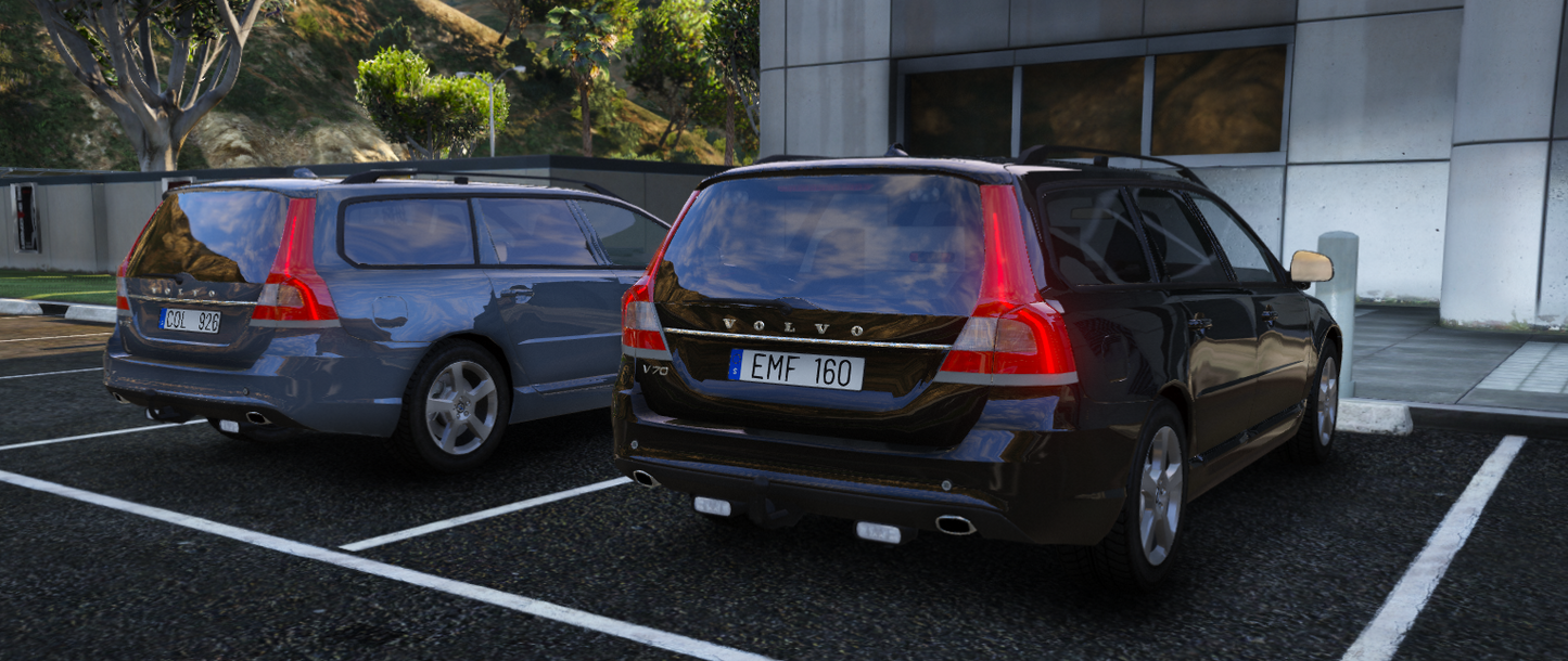 -14 Volvo V70 Polisbil