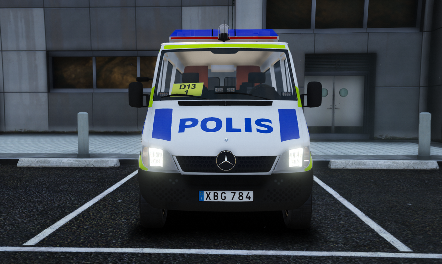 -06 Mercedes Sprinter Kravallbuss