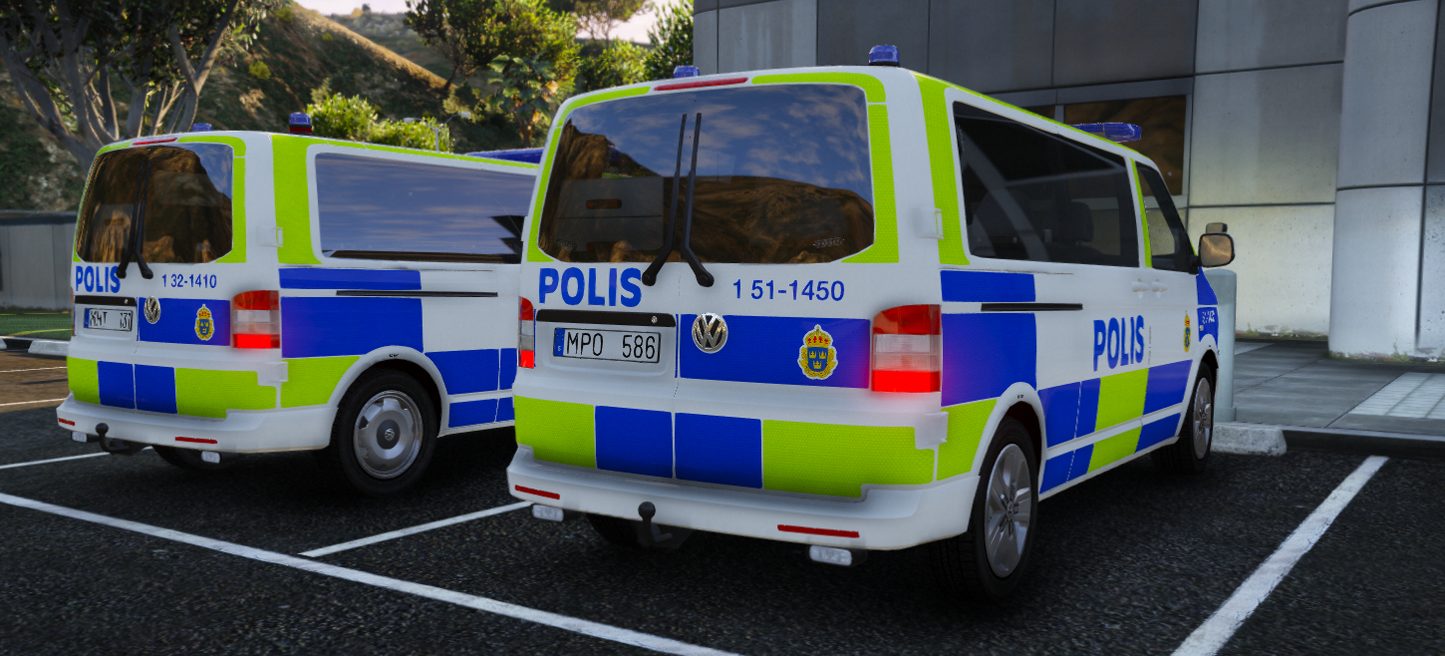 -12 VW Caravelle Polisbuss